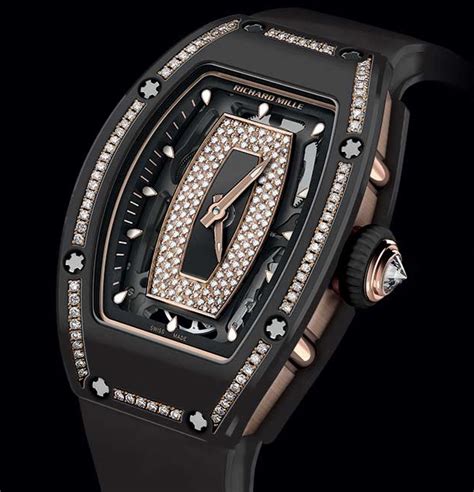 richard mille rm 07 01 in gem set black ceramic